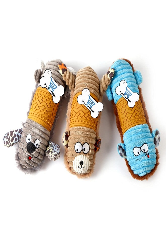 THE DDS STORE Puppy Toys Soft Fabric Dog Squeaky Toy Pet Puppy Plush Chew Dog Toys for Boredom - Dog Interactive Toys Vary Teething Toy for Puppies Small to Large Dogs Pack of 1 (Plush Toy, Sky Blue) - Image 1